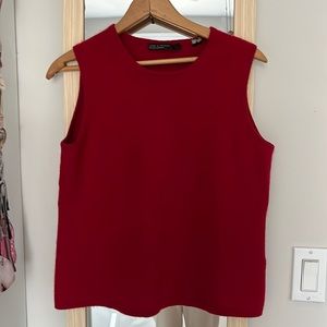 Red Lord and taylor 2 ply cashmere vest